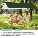 Grande capa de folha de lona impermeável