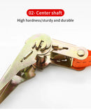 Correia de catraca de carga frontal para carro e caminhão resistente